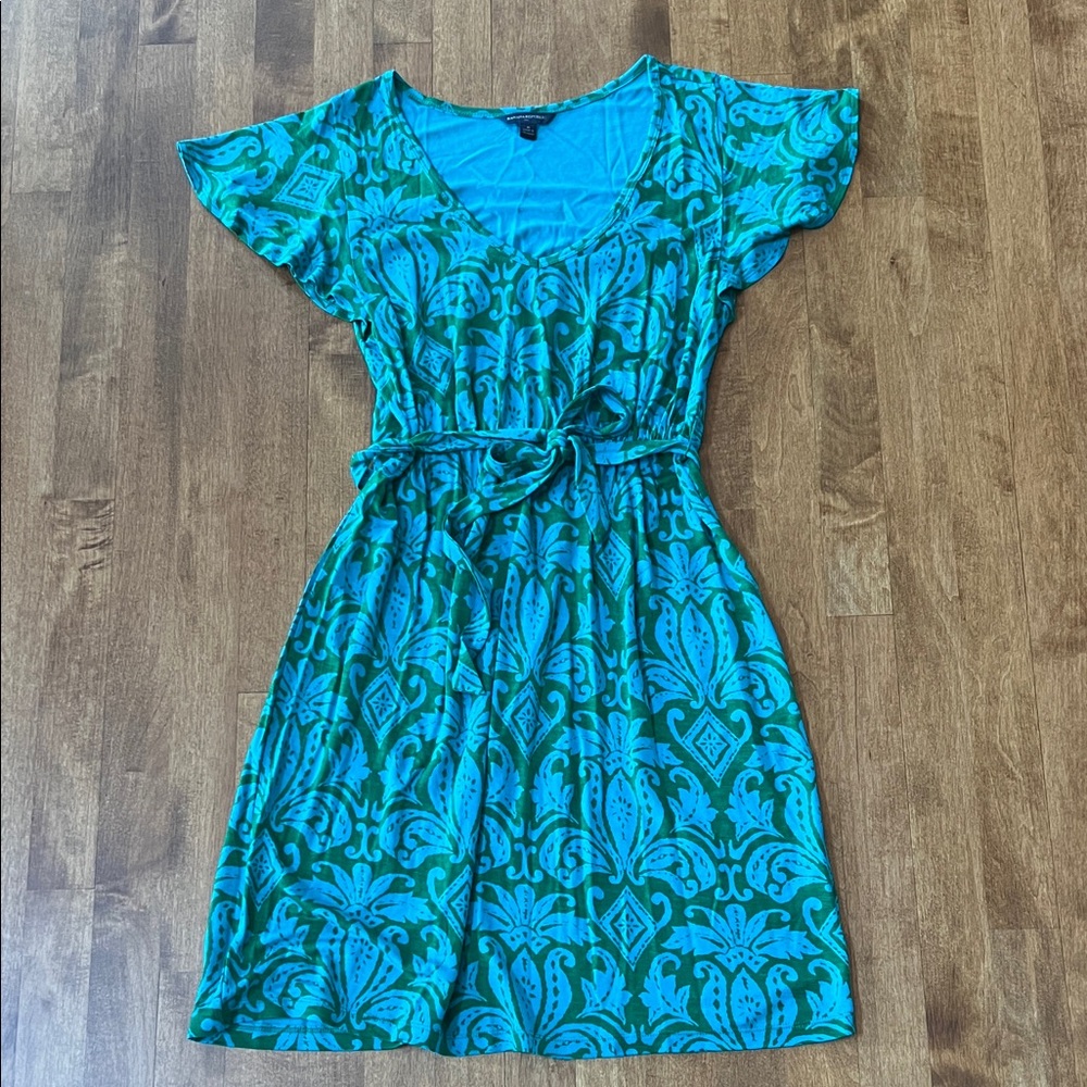 Banana Republic Teal and Turquoise Dress